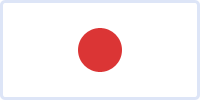 Bandera de Japón, país donde se fabrican los equipos Enagic® Kangen® con tecnología avanzada para generar agua con hidrógeno molecular
